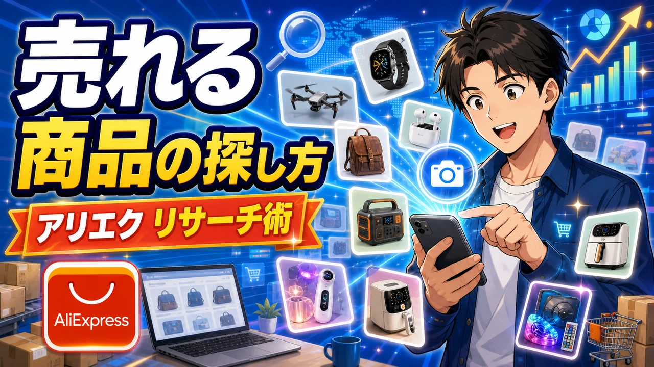 アリエクスプレスで売れる商品の探し方