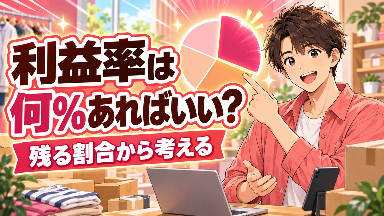 利益率は何%あればいい?｜残る割合から考える
