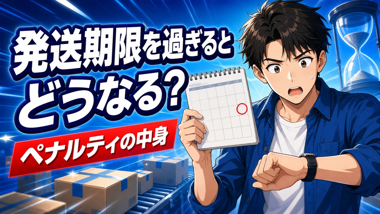 メルカリの発送期限を過ぎるとどうなる?