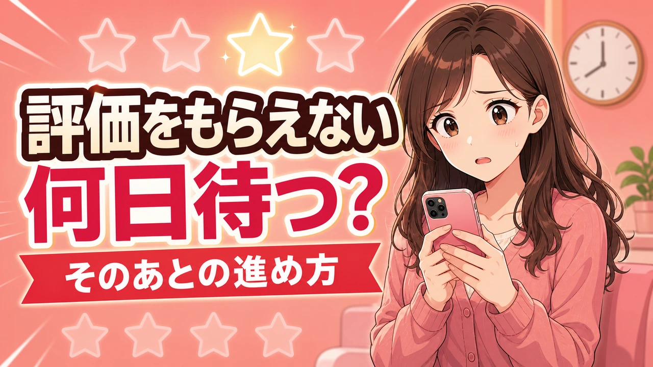 メルカリで受取評価されない時は