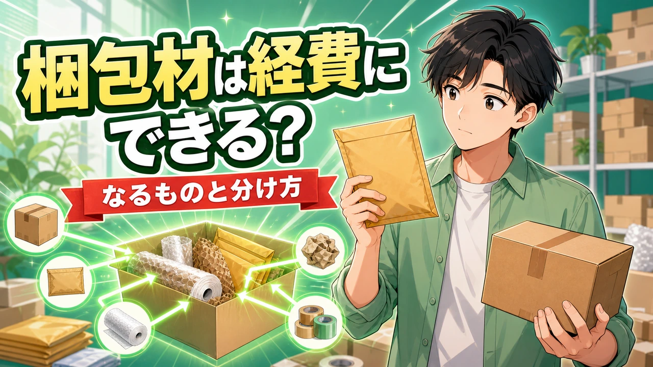 梱包材は経費にできる?