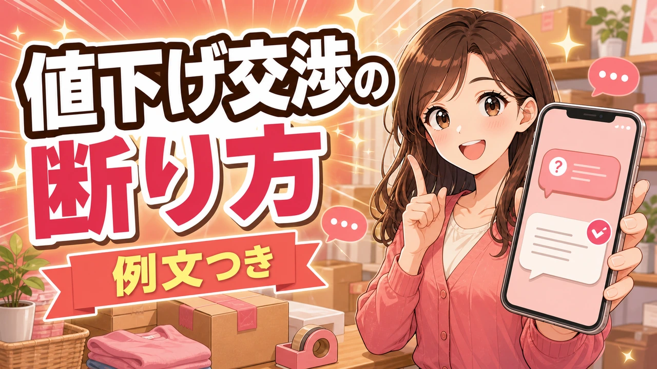 メルカリ値下げ交渉の断り方・例文集