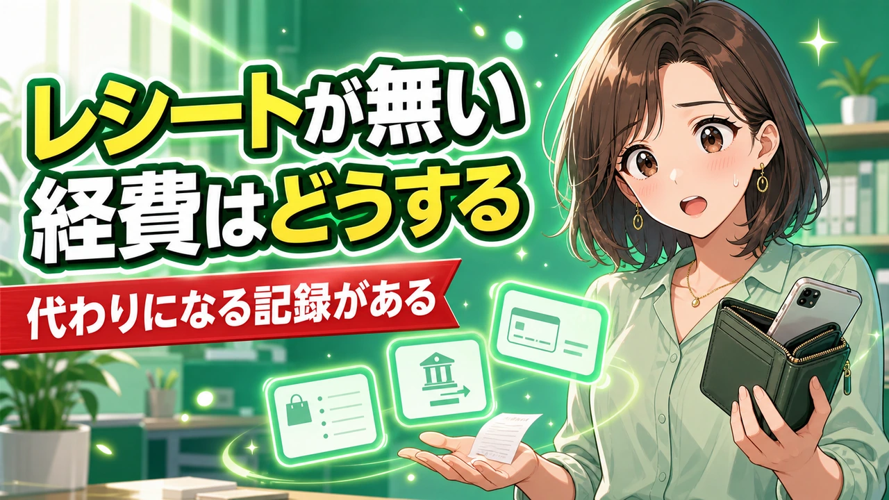 レシートが無い経費はどうする