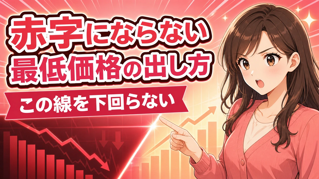 メルカリで赤字にならない最低価格