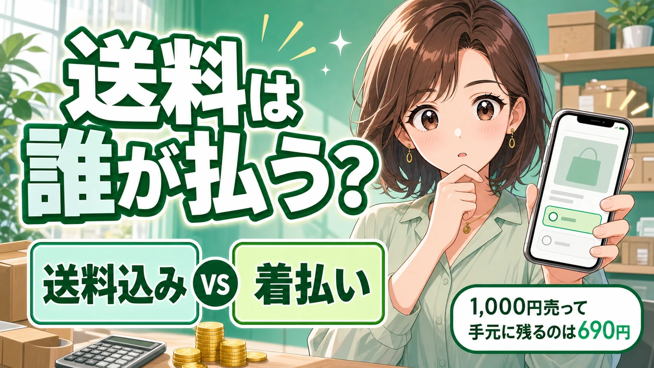 メルカリの送料は誰が払う