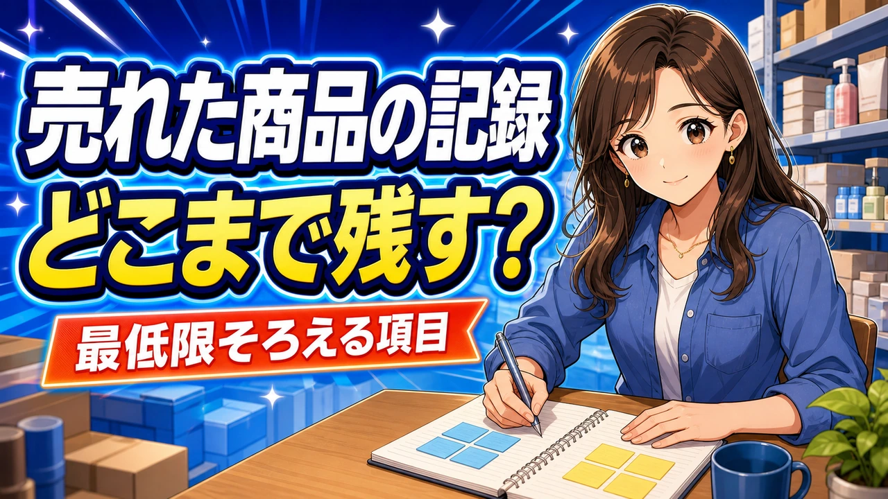 メルカリの取引記録は何を残す?