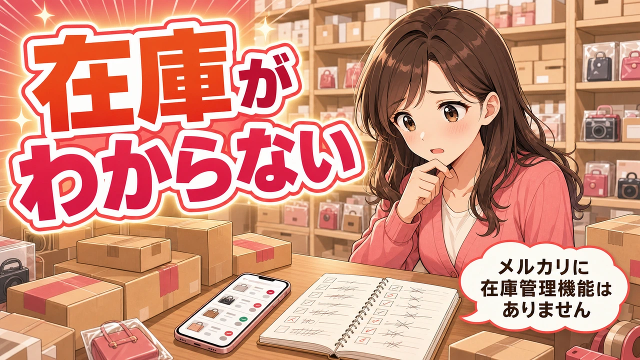 メルカリの在庫管理のやり方