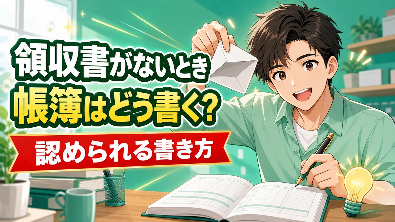 領収書がないときの帳簿の書き方